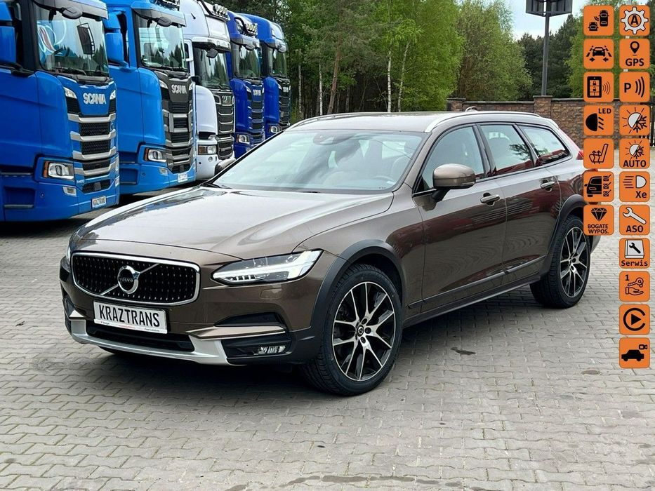 Volvo V90 V90 CC IDEALNY STAN 235ps bezwypadkowy, serwisowany w ASO piękny kolor