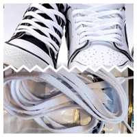 Белые шнурки для кроссовок