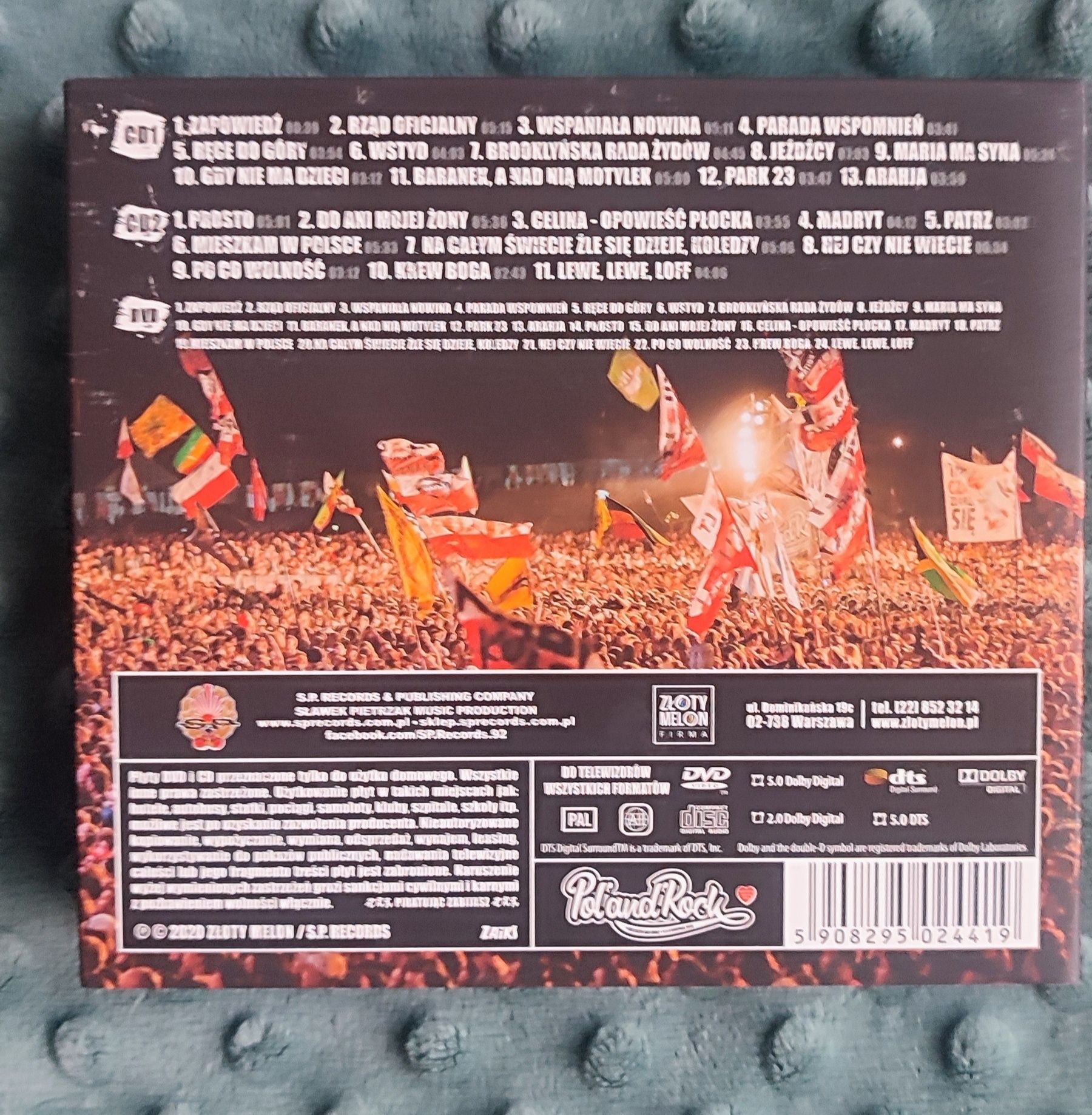 Płyta CD DVD Kult koncert PolandRock 2019