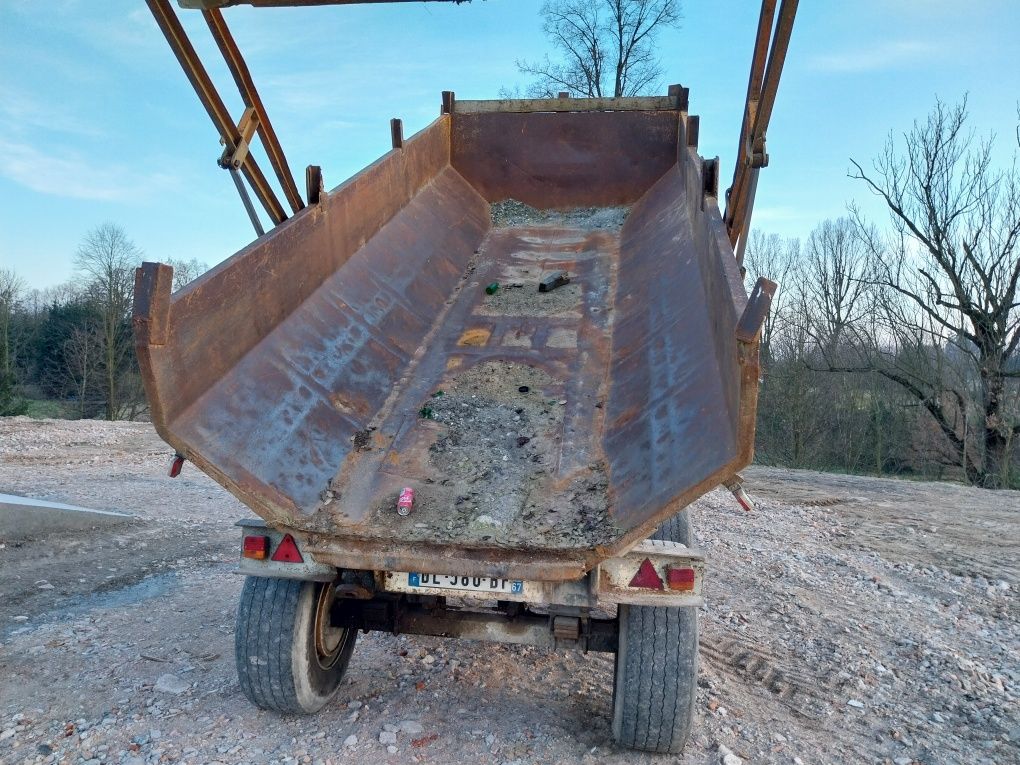 Przyczepa skorupowa Ponthieux 18 ton,budowlana