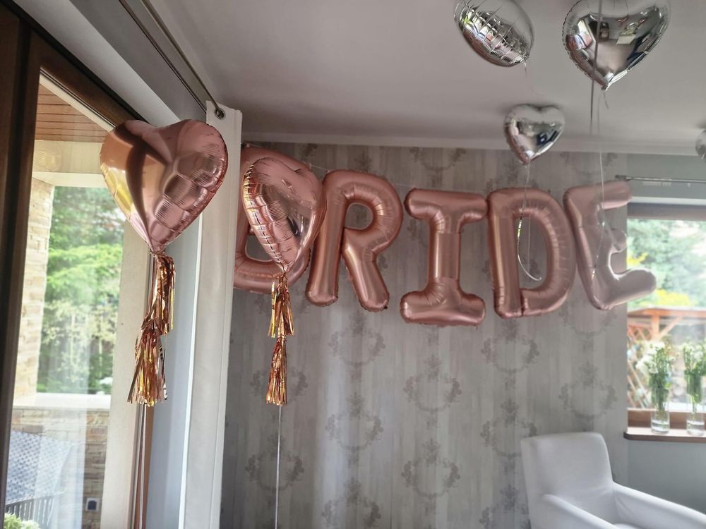 Balony bride sesja ślubna wieczor panienski