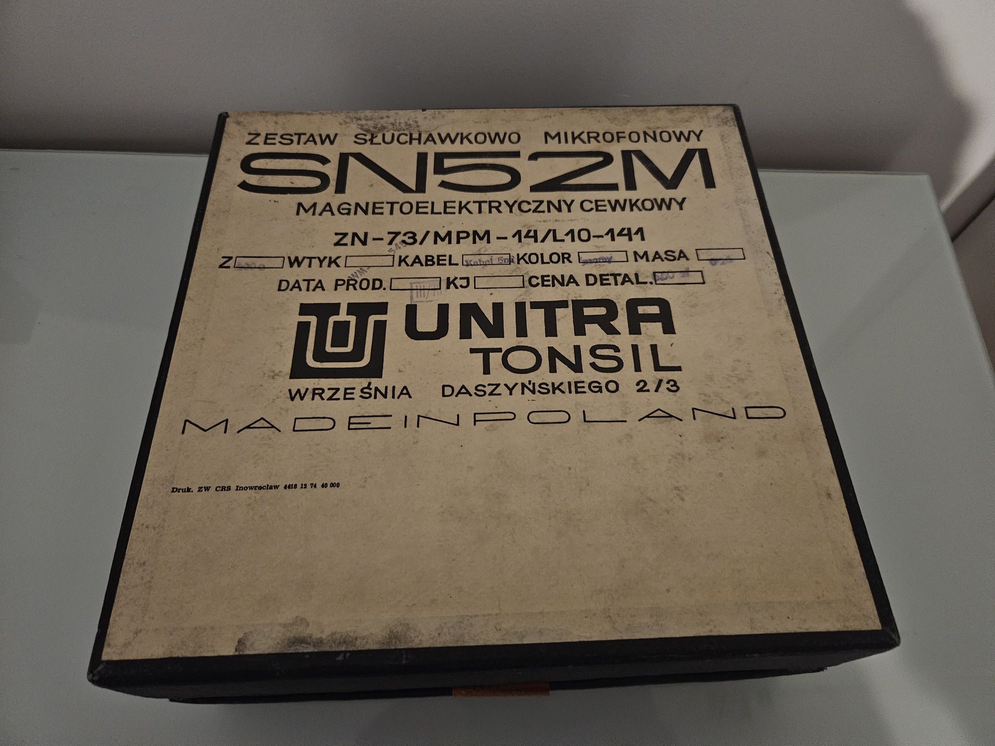 Słuchawki Tonsil SN-52 z mikrofonem
