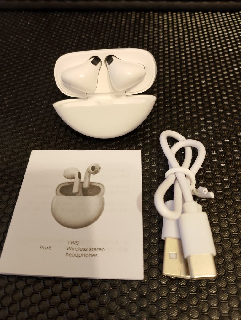 Słuchawki Pro6 TWS bluetooth