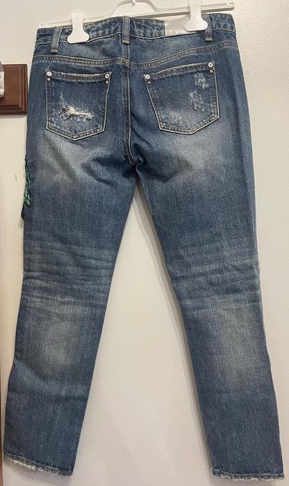 Jeans Fracomina com apliques