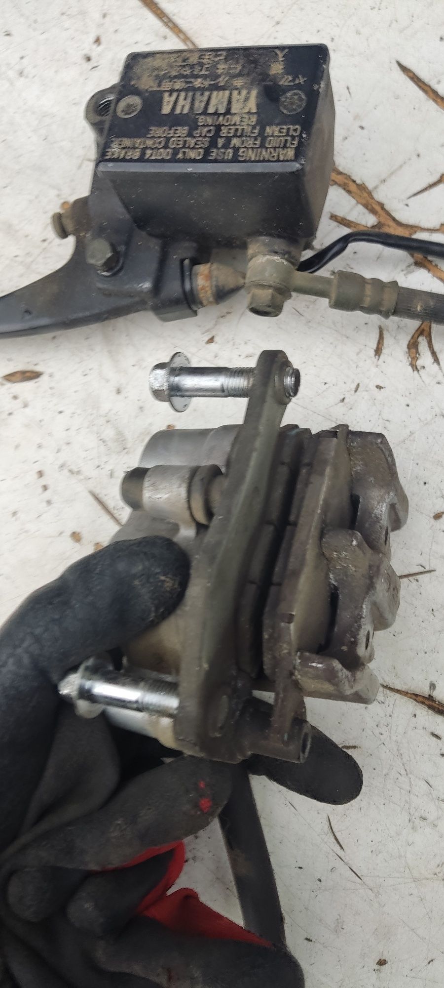 Yamaha xtz 660 zacisk pompa przewód przód