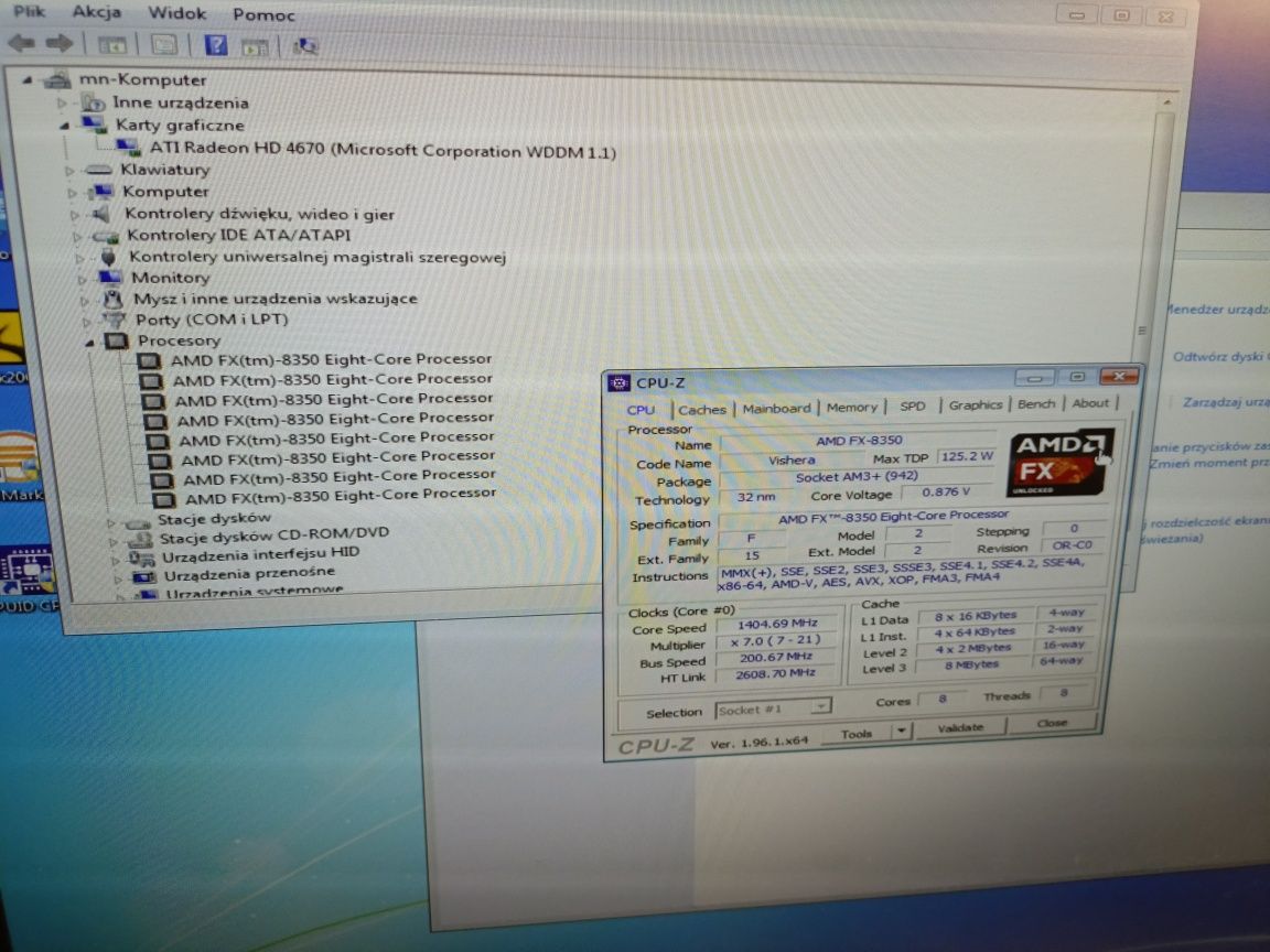 Płyta główna 990fx z AMD fx 8 rdzeni
