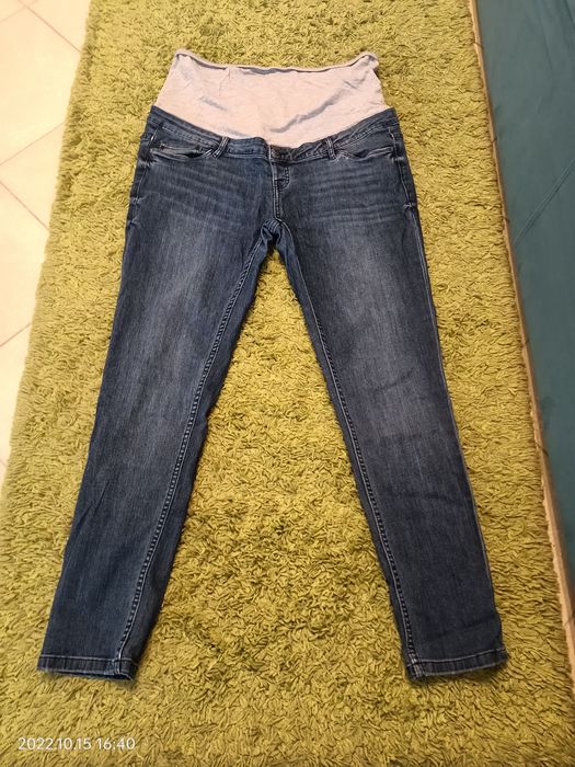 Spodnie ciążowe jeansy 46
