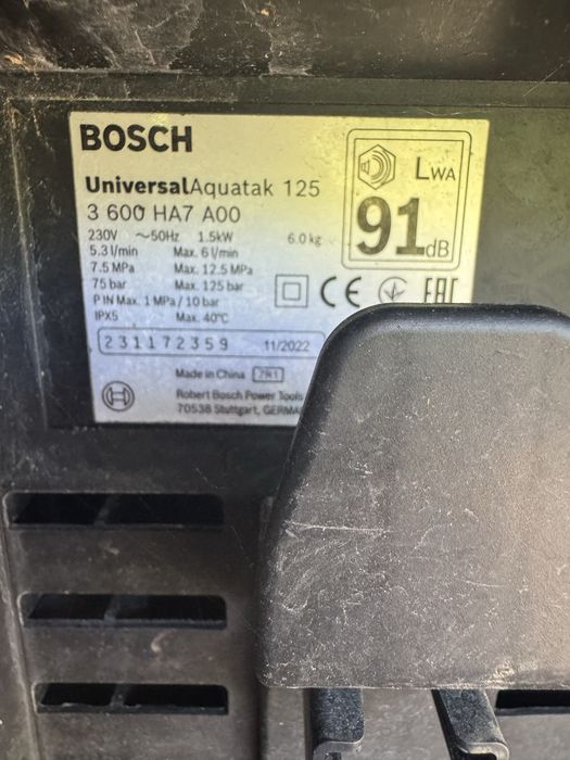 Myjka ciśnieniowa UniversalAquatak 125 Bosch