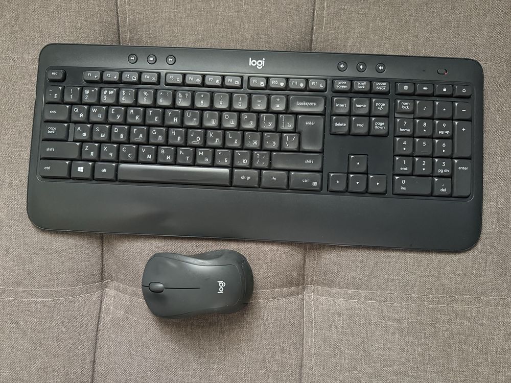 Клавітатура  та мишка logitech