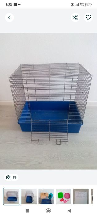 Клетка большая б.у