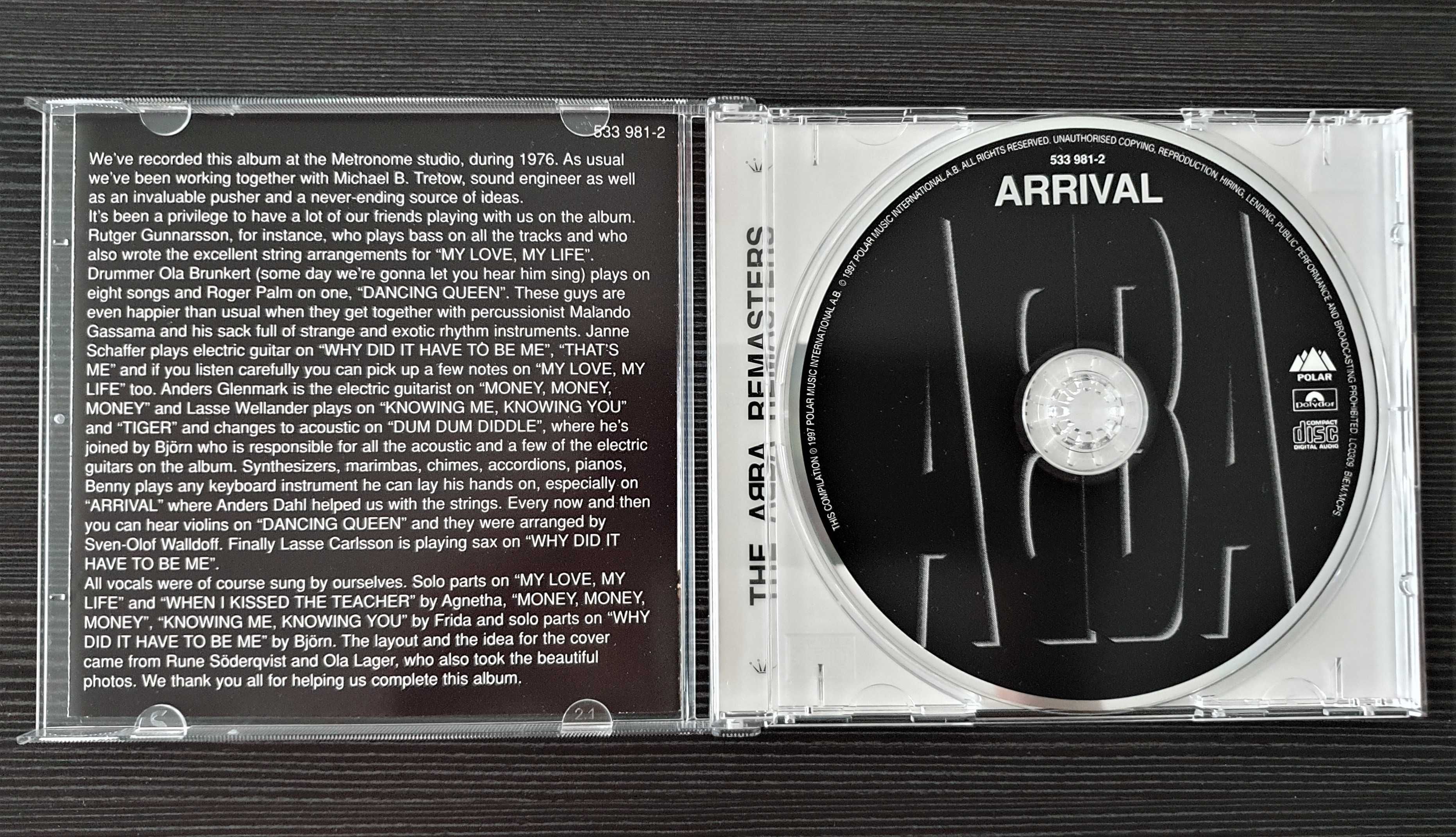 ABBA Arrival CD Remastered with additional track