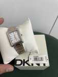 Relógio DKNY Retangular Bicolor | Novo | Mulher
