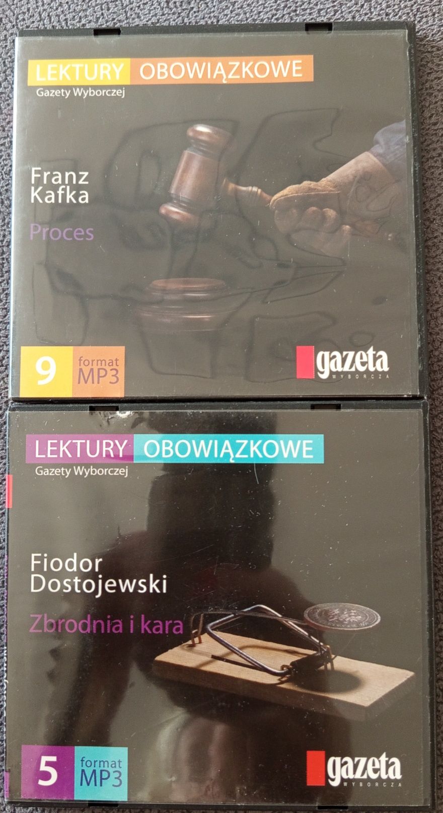 Zbrodnia i kara; Proces; Lektury na MP3