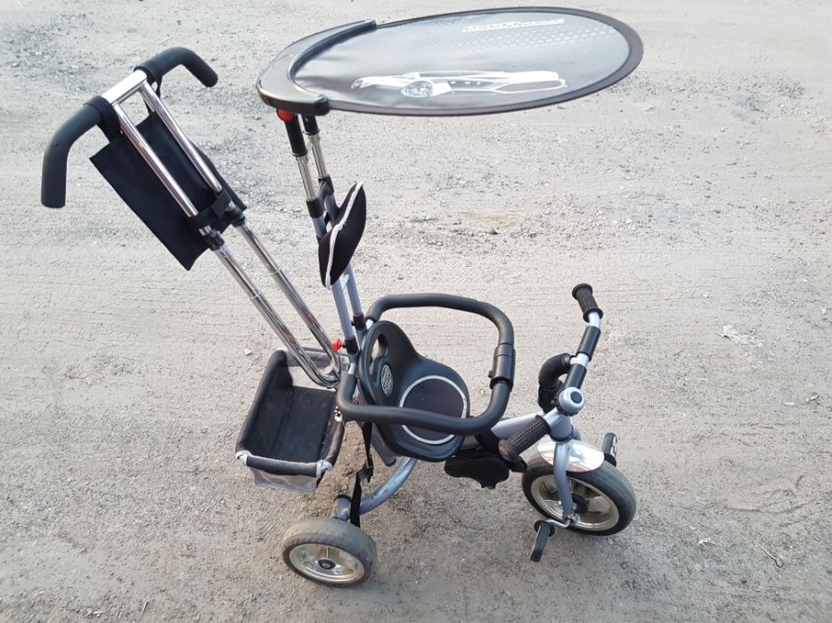 Велосипед коляска дитячий із знімним козирьком від сонця та дощу