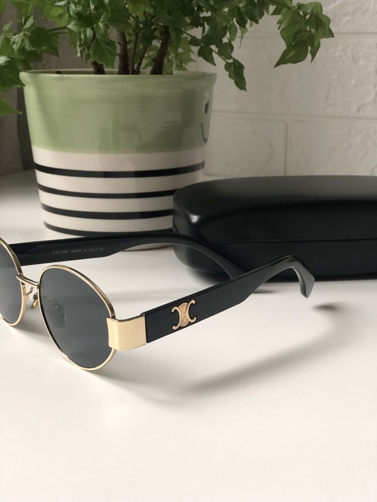 Okulary przeciwsolcowe w stylu Celine