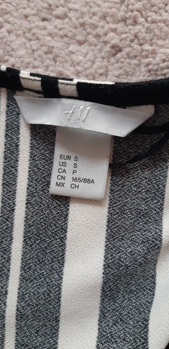 Sukienka S H&M w paski