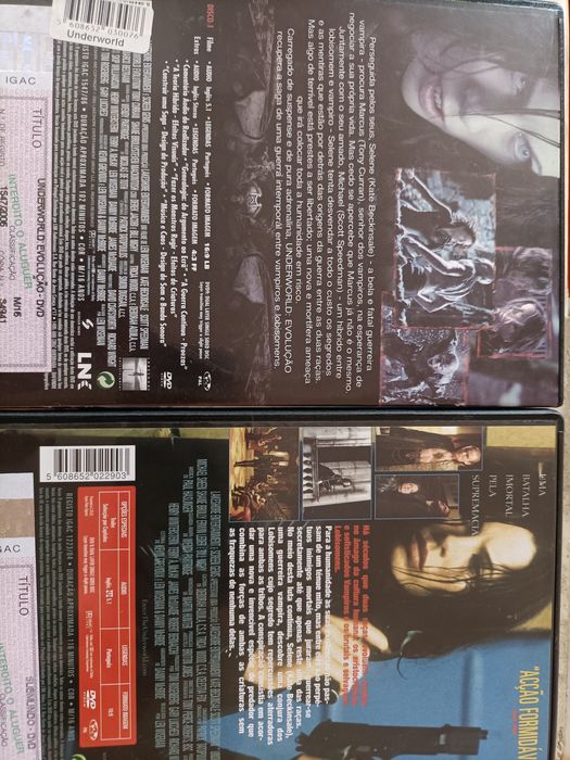 DVDs Underworld evolução & submundo