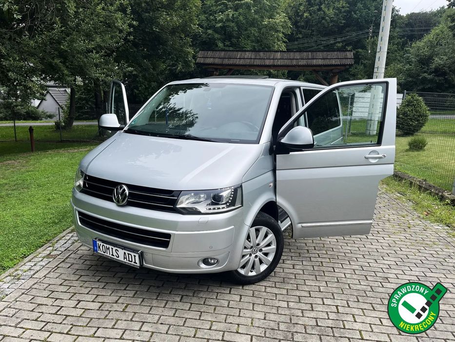 Volkswagen Multivan 4MOTION AUTOMAT 2.0 TDI 180KM xenon/ledy/6osobowy/dvd/highline/full/