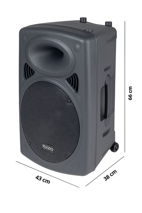 Coluna Ibiza Sound SLK15A-USB