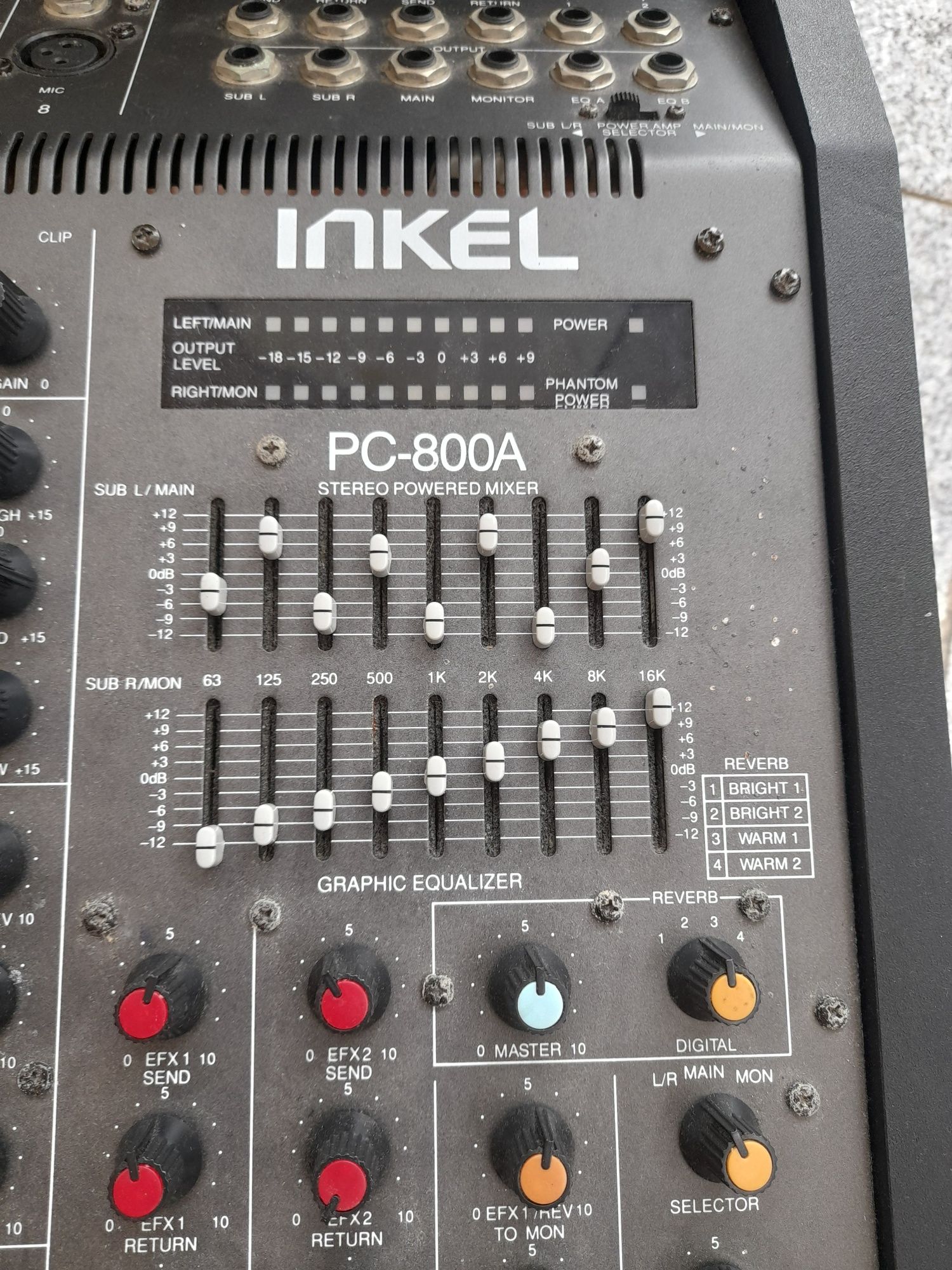 Mesa mistura Inkel PC-800A