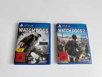 Диск с игрой Watch Dogs / Watch Dogs 2 для Playstation (PS4)
