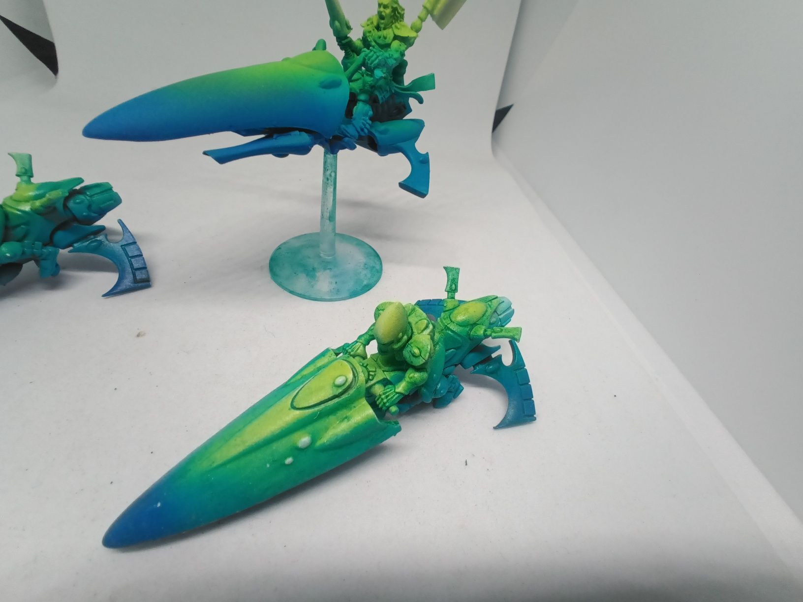 2x Windriders + Autarch finecast Eldar Warhammer 40k