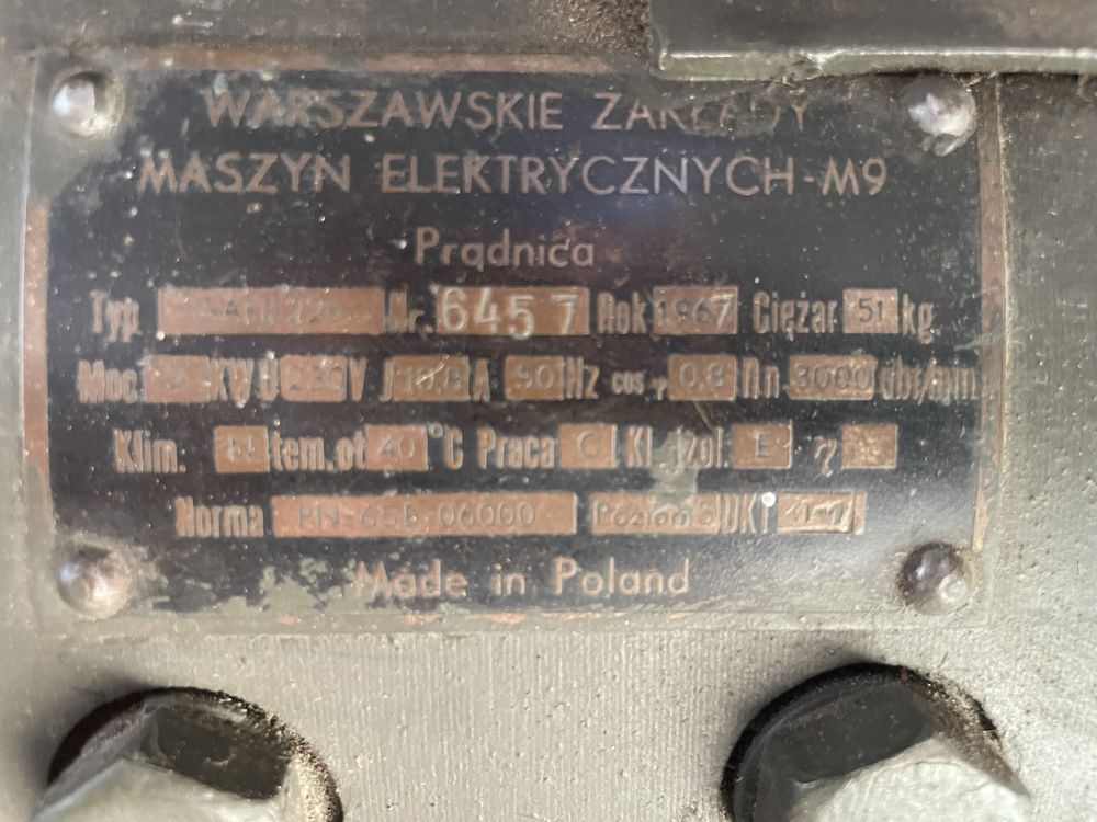 Agregat prądotworczy
