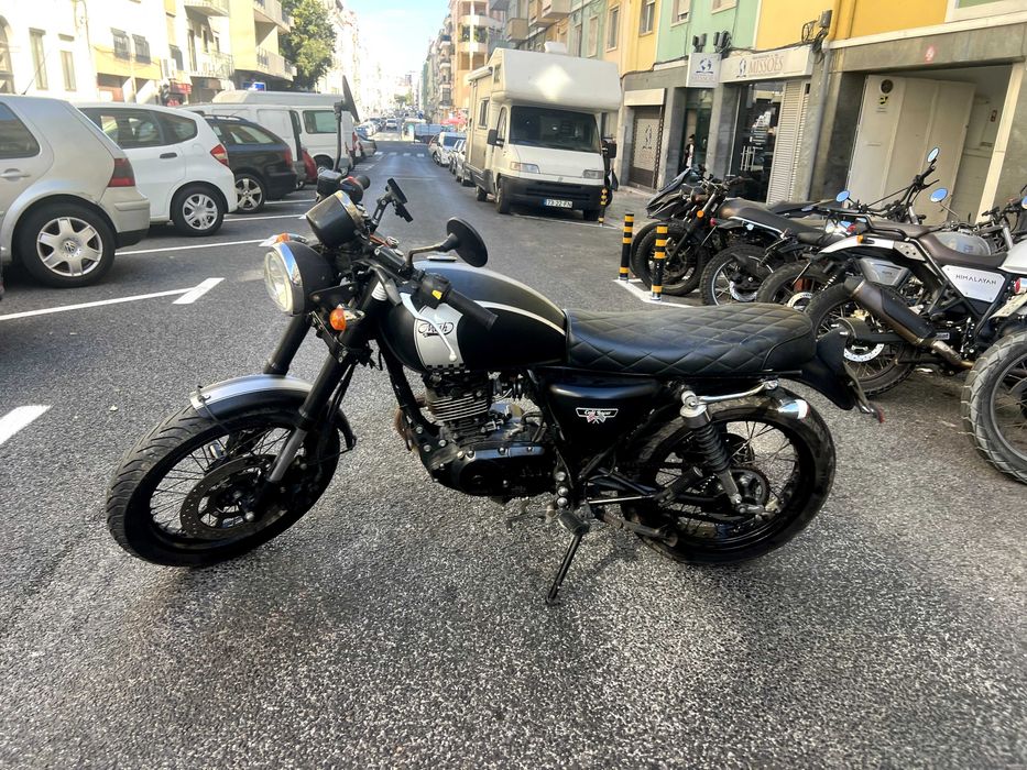 mash cafe black 125 cc