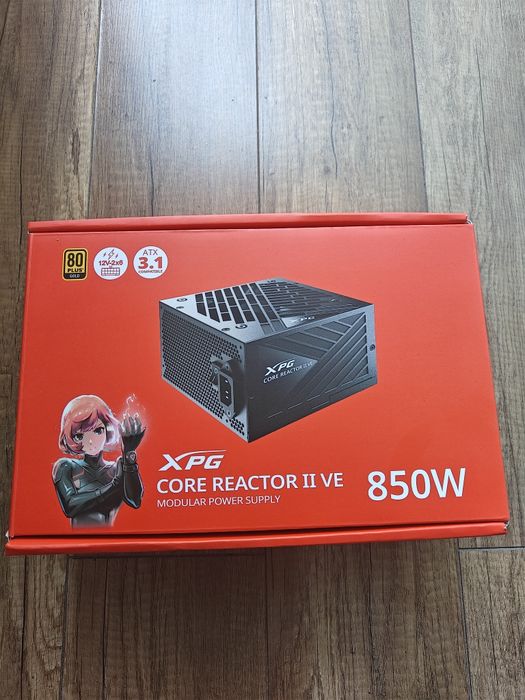 Zasilacz XPG Core Ractor II VE 850W 80 Plus Gold Gwarancja 5 LAT