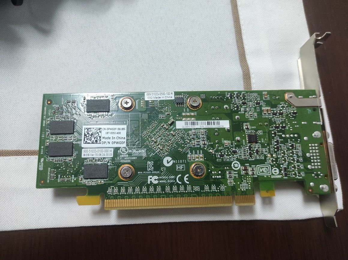 Karta graficzna NVIDIA quadro 600