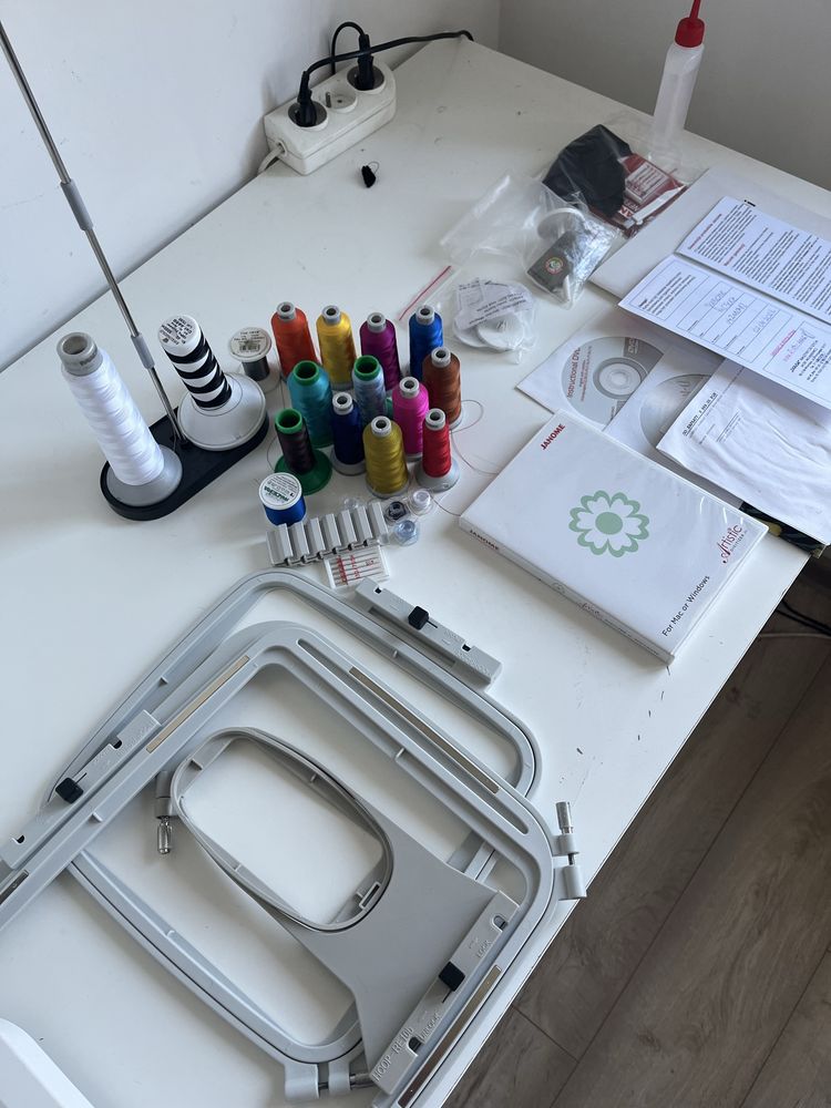 Hafciarka Janome MC 500E + program Artistic Digitizer + dodatki GWARA