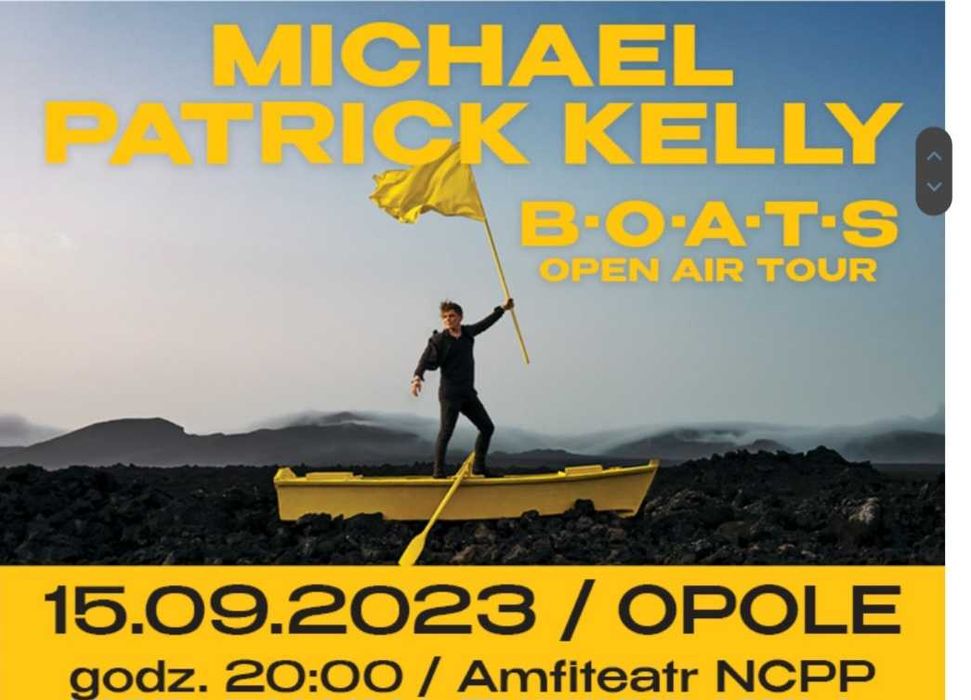 Bilet na koncert Michael Patrick Kelly Opole 15.09.2023