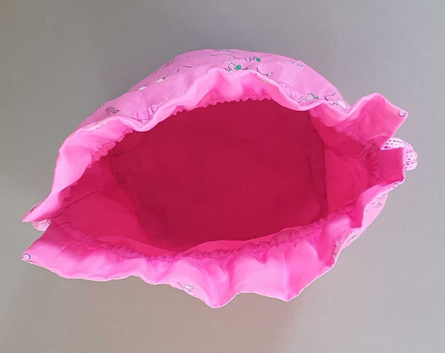 Woreczek kosmetyczka torebka różowy dla dziewczynki księżniczka