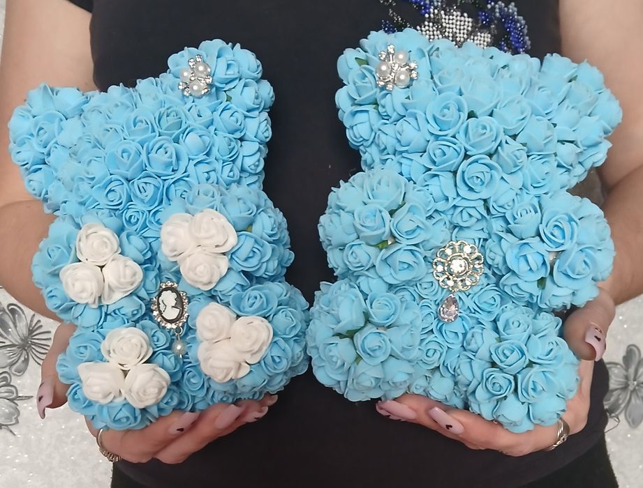 Ведмедики з троянд