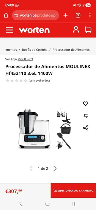 Robot cozinha moulinex