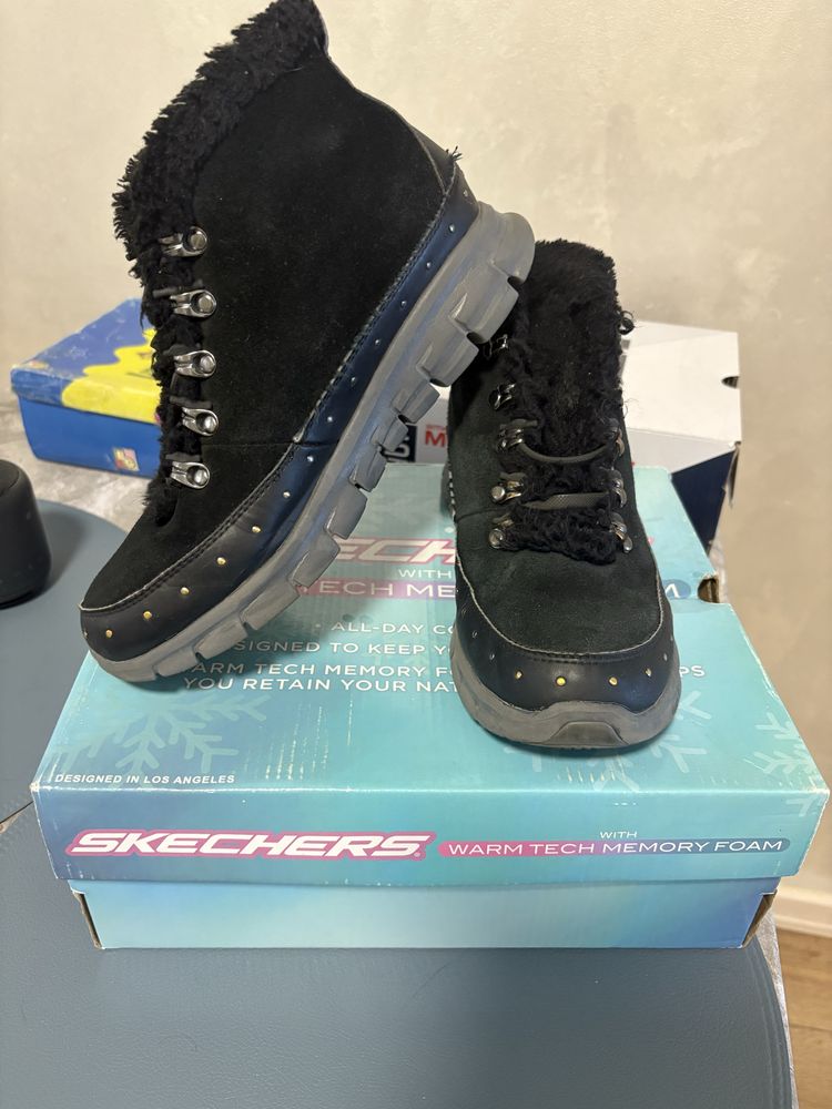 Черевики skechers, 37 р., 24 см, осінь-зима