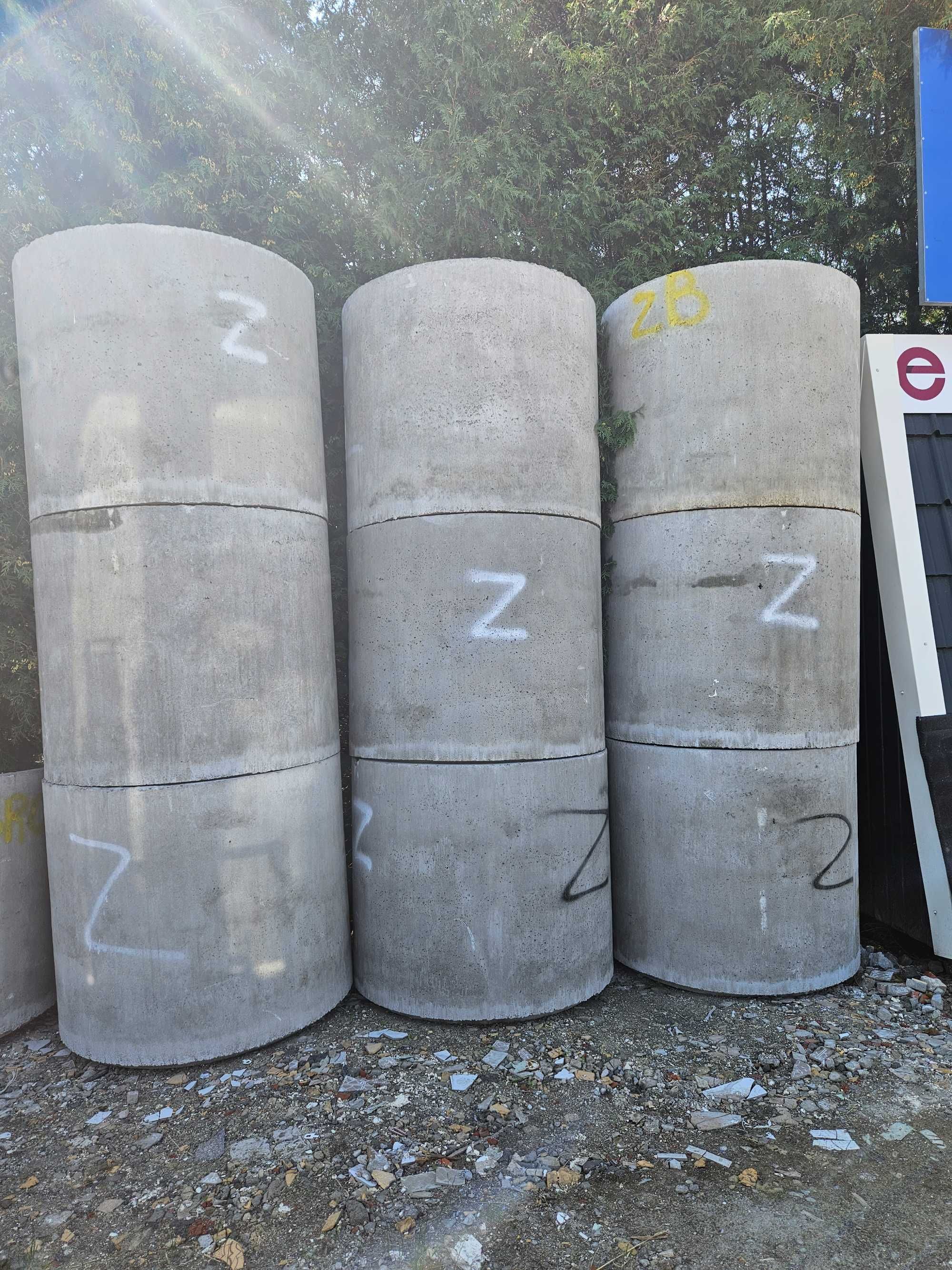 Kręgi betonowe zwykłe i z żelbetonu i zbrojone 1000x1000 i inne BETONY