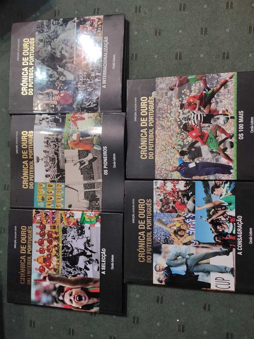 Crónica de Ouro do Futebol Português - 5 Volumes