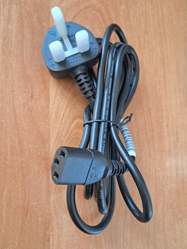 Kabel zasilający UK wtyk