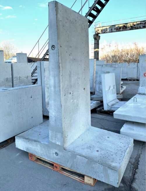 Mury oporowe T i L  , tetki , beton ,zbrojenie , płyty drogowe ,