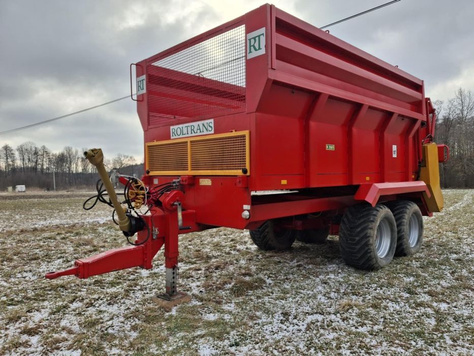Rozrzutnik obornika Rol-trans 10t 2019r Talerze nie tytan metal fach