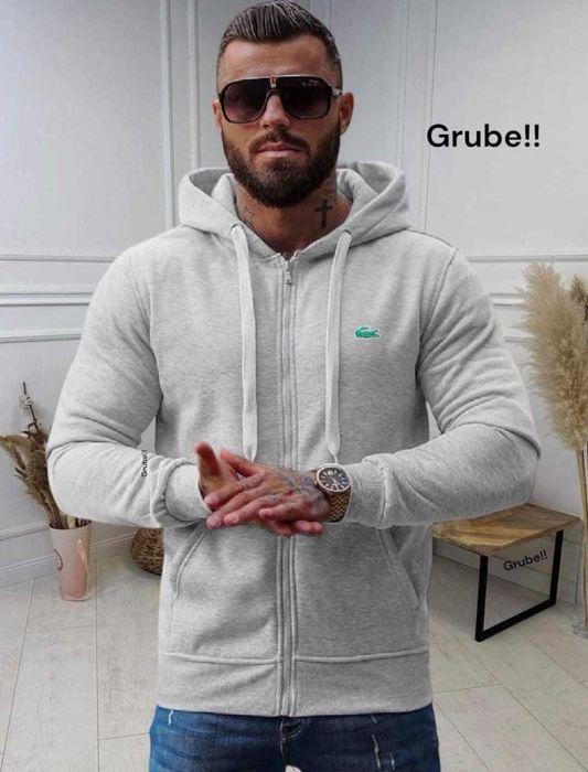 Bluzy męskie Lacoste wyszywane