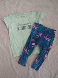 zestaw legginsy 3/4 SMYK tshirt RESERVED 110