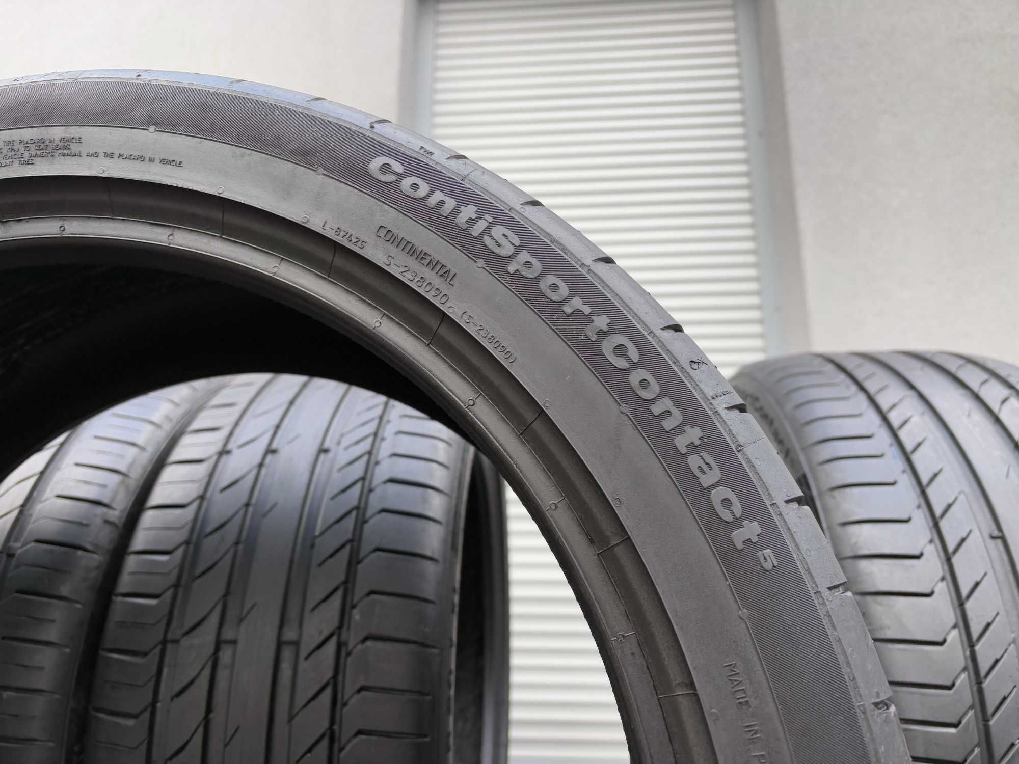 4szt letnie 255/40R20 Continental 6,8mm 2023r świetny stan! L80 gwaran