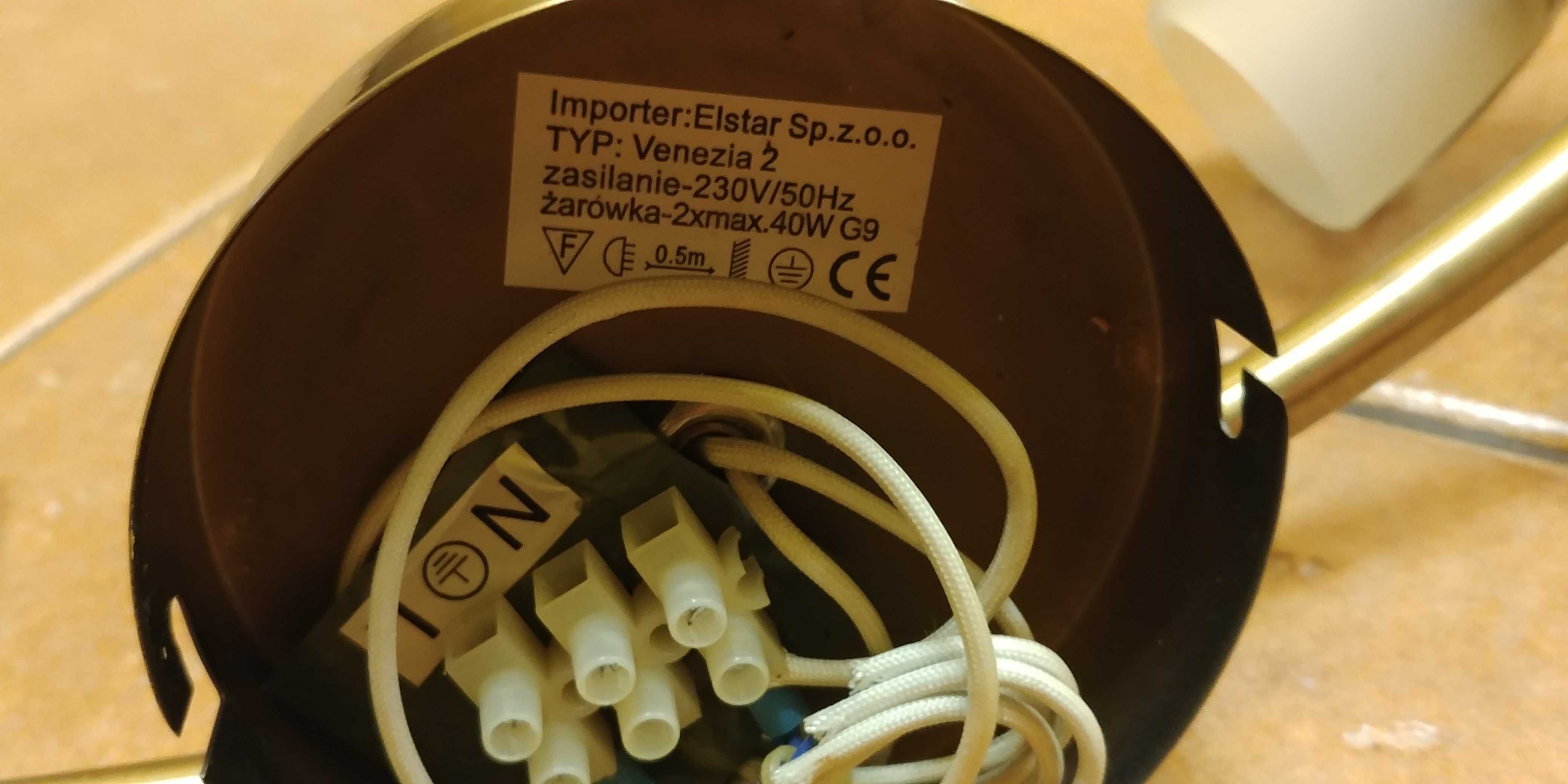 Lampa sufitowa/kinkiet ścienny Venezia 3, 3x40 W