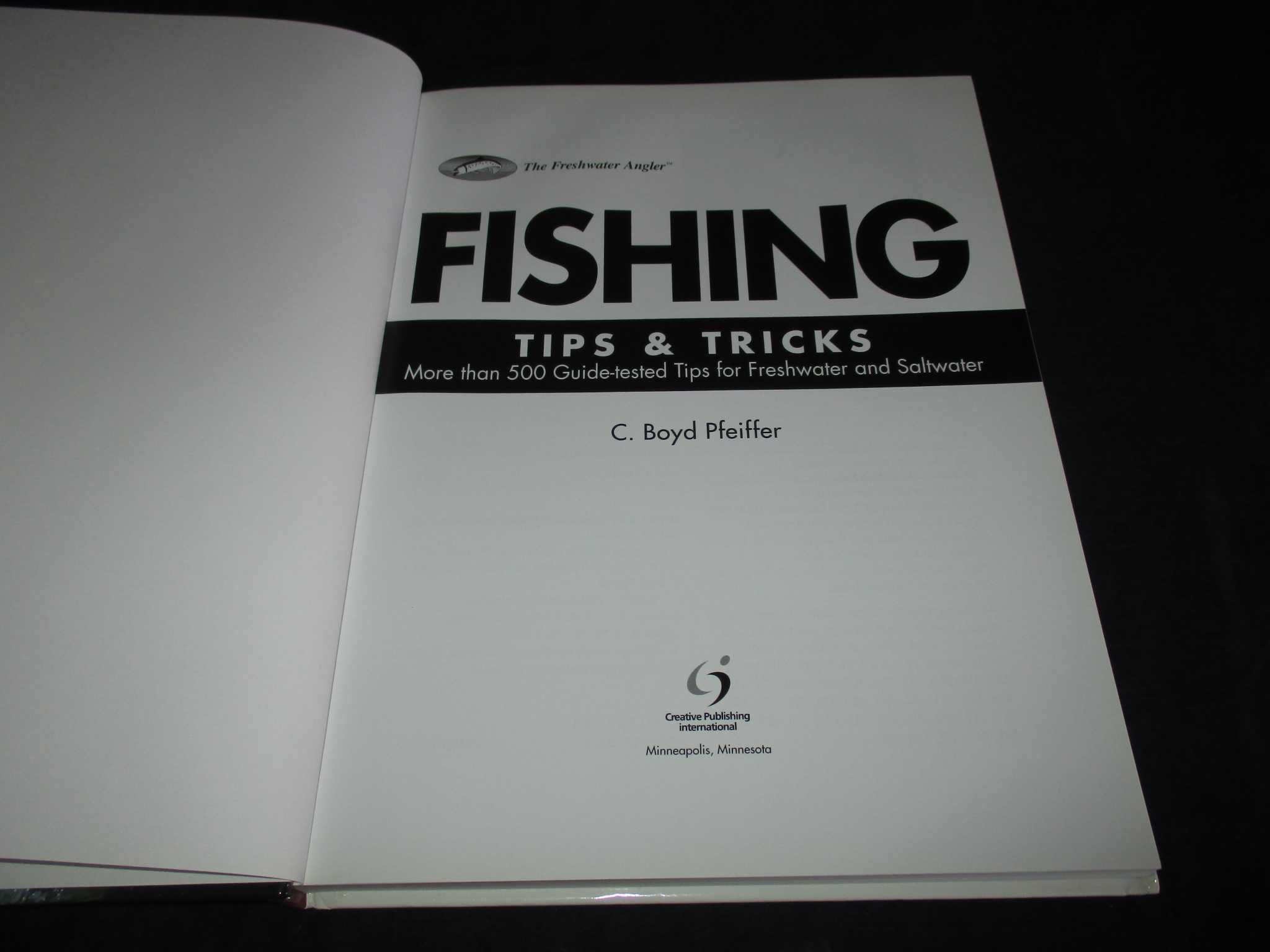 Livro Fishing Tips & Tricks Boyd Pfeiffer