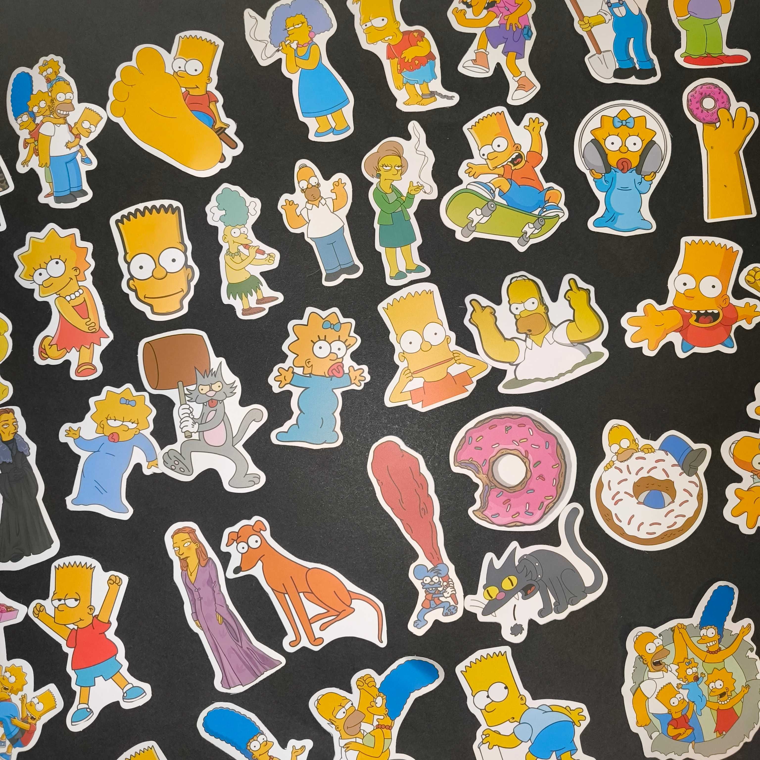 50 Autocolantes Stickers Simpsons