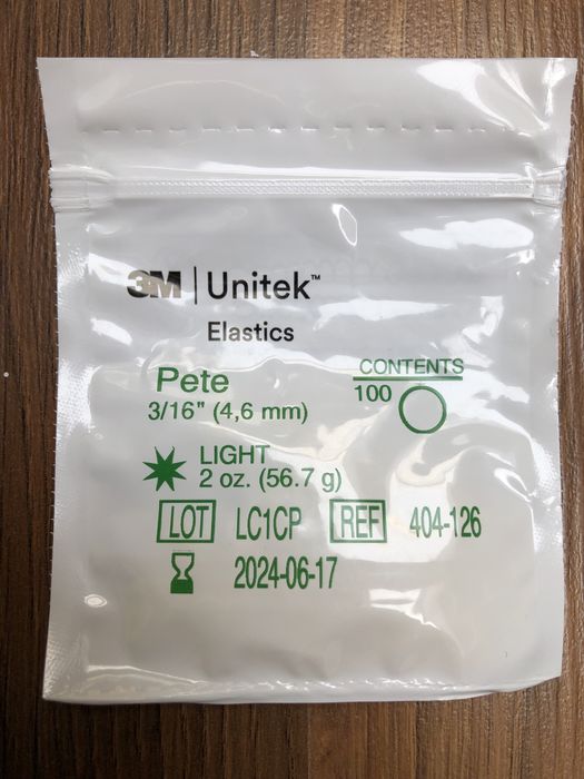 Gumki wyciągi elastyczne 3M Unitek Light 3/16” (4,6 mm) Pete