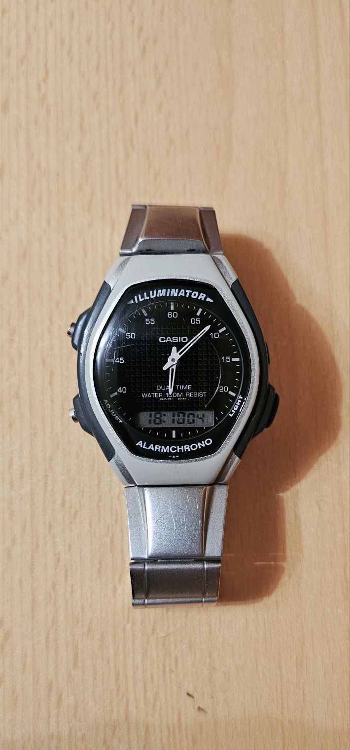 Коллекционные Casio Aq 140 w часы Касио  Illuminator Alarm Chronograph