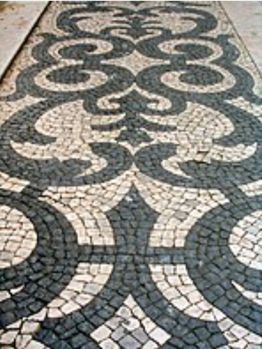 Calçadas à  portuguesa pavimentos calceteiro